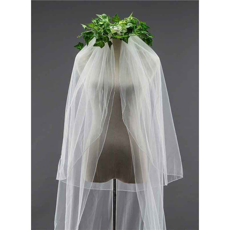 Two-tier Cut Edge Cathedral Bridal Veils