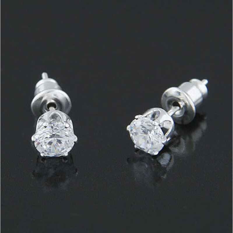 Ladies' Shining Alloy With Irregular Rhinestone Earrings