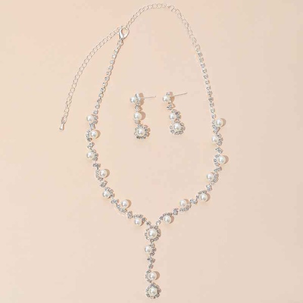 Ladies' Elegant Alloy With Irregular Rhinestone Jewelry Sets