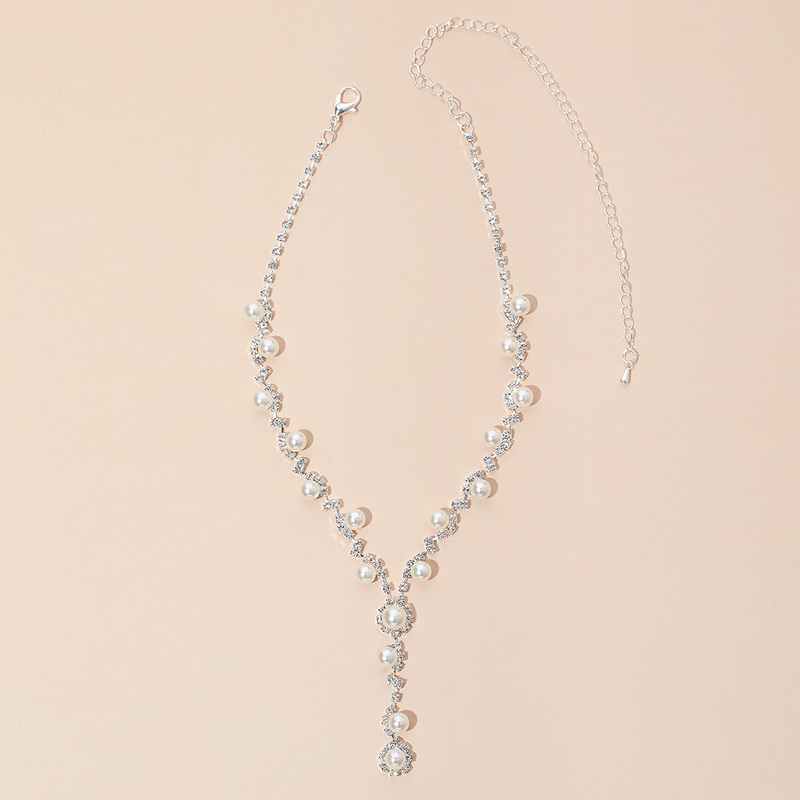 Ladies' Elegant Alloy With Irregular Rhinestone Jewelry Sets