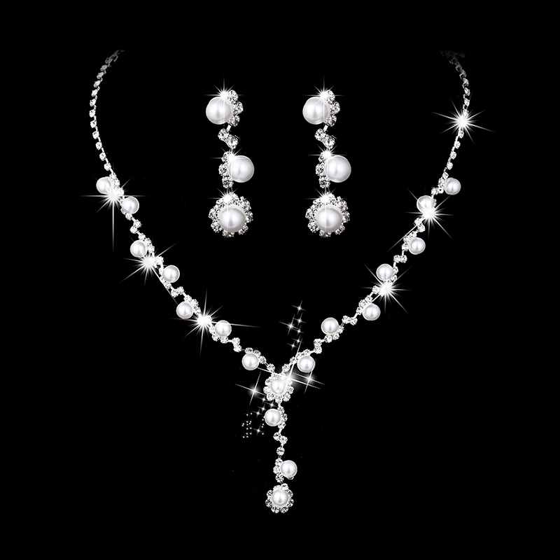 Ladies' Elegant Alloy With Irregular Rhinestone Jewelry Sets