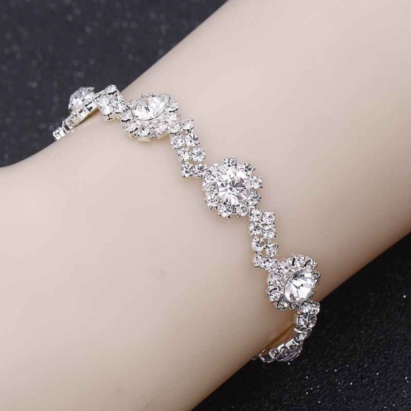 Ladies' Pretty Alloy With Irregular Cubic Zirconia Jewelry Sets