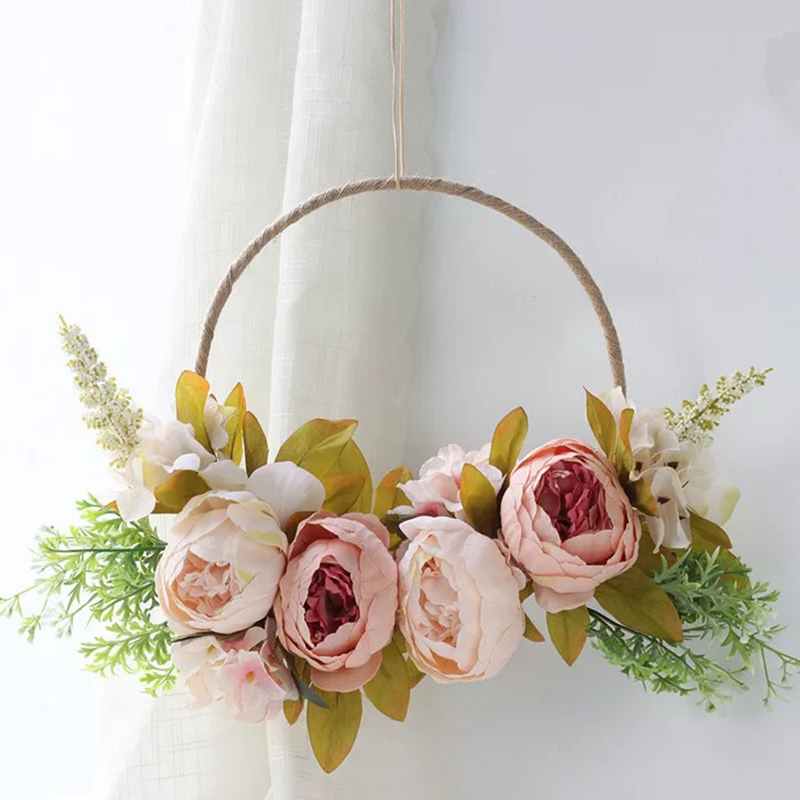 Classic Free-Form Silk Flower Decorations (Sold in a single piece) -