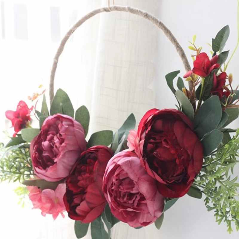 Classic Free-Form Silk Flower Decorations (Sold in a single piece) -