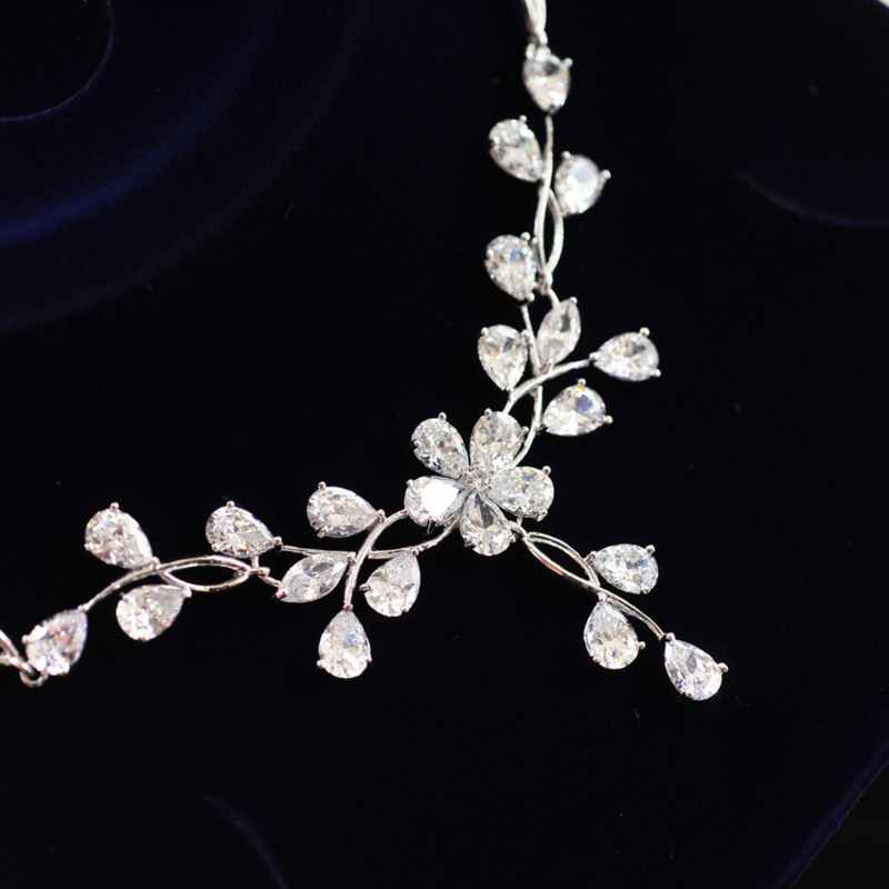 Ladies' Elegant Alloy With Irregular Cubic Zirconia Bridal Sets Jewelry Sets