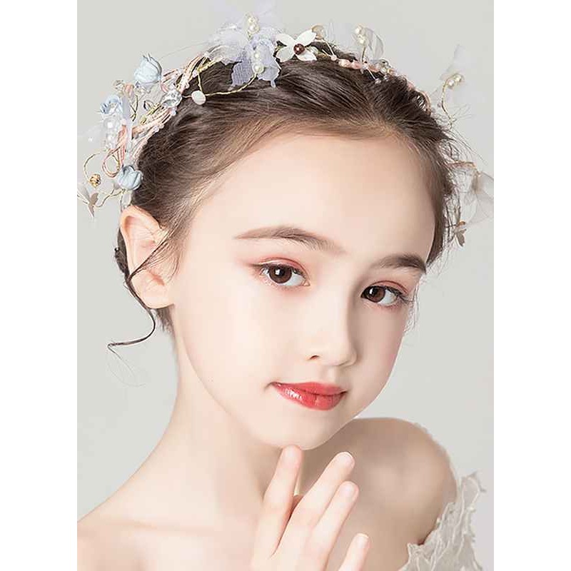 Flower Girl Alloy Headbands