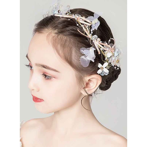 Flower Girl Alloy Headbands