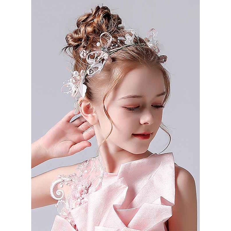 Flower Girl Alloy Headbands