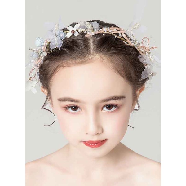 Flower Girl Alloy Headbands