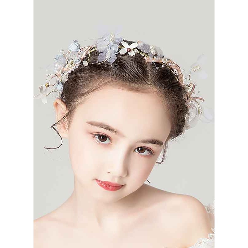 Flower Girl Alloy Headbands