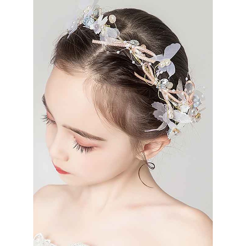 Flower Girl Alloy Headbands