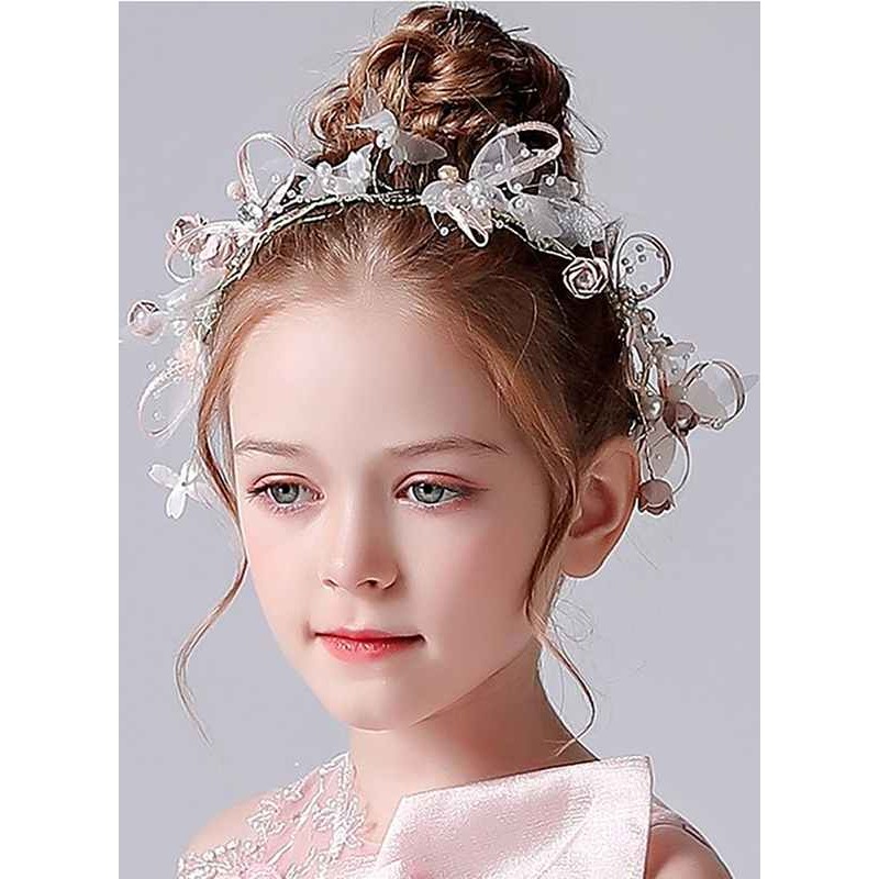 Flower Girl Alloy Headbands