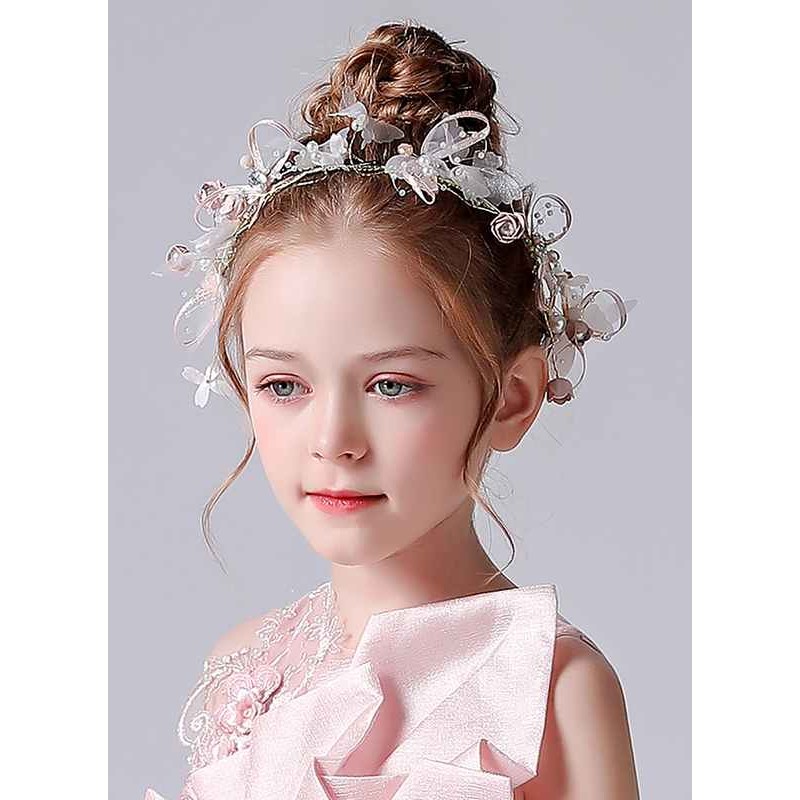 Flower Girl Alloy Headbands