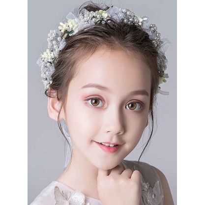 Flower Girl Alloy Headbands