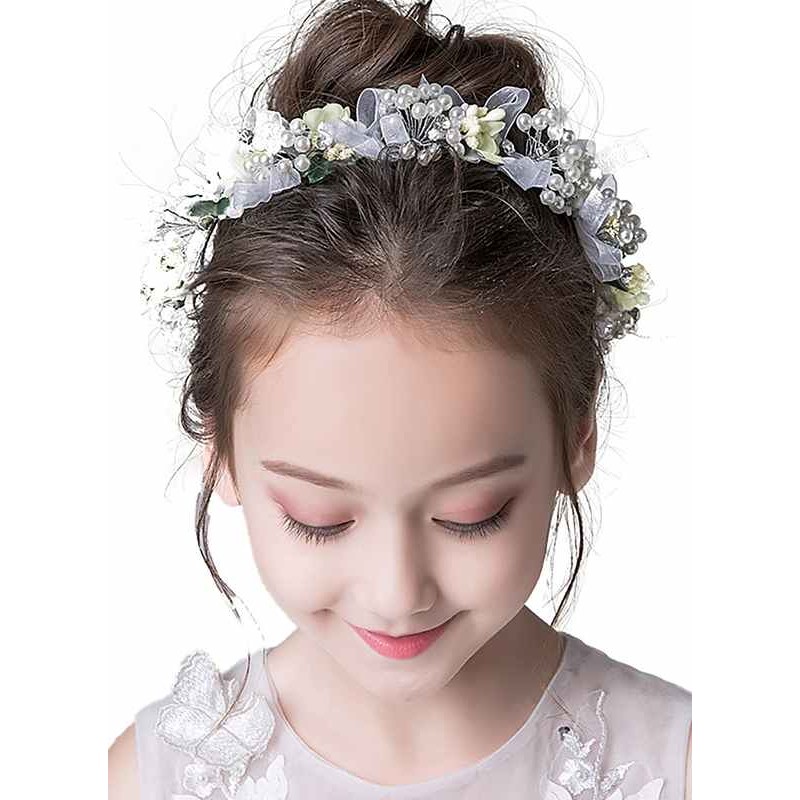 Flower Girl Alloy Headbands