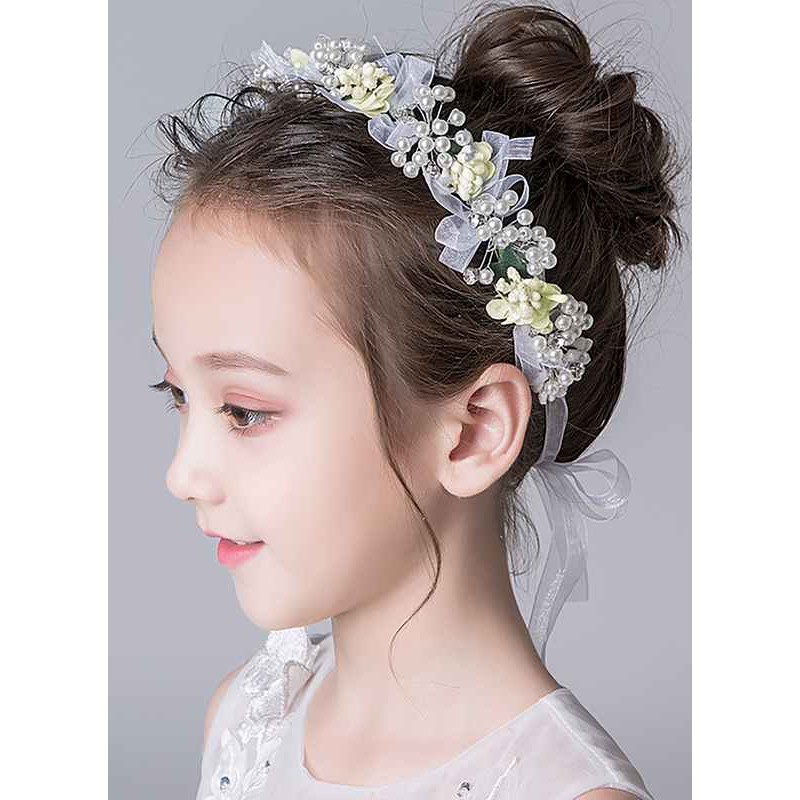 Flower Girl Alloy Headbands