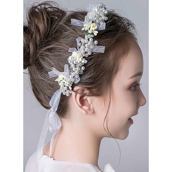 Flower Girl Alloy Headbands