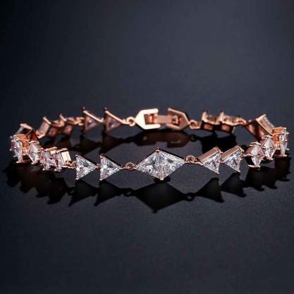 Elegant/Beautiful/Classic Alloy With Irregular Cubic Zirconia Bracelets