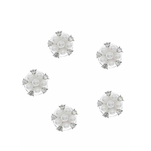 Flower Girl Alloy/Imitation Pearls Tiaras With Faux Pearl (Set of 5 pieces)