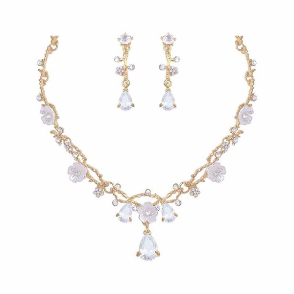 Ladies' Elegant/Beautiful/Classic/Pretty/Attractive Alloy With Oval Rhinestone Jewelry Sets