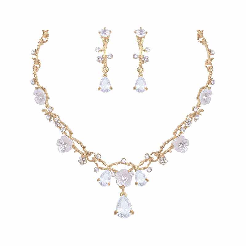 Ladies' Elegant/Beautiful/Classic/Pretty/Attractive Alloy With Oval Rhinestone Jewelry Sets