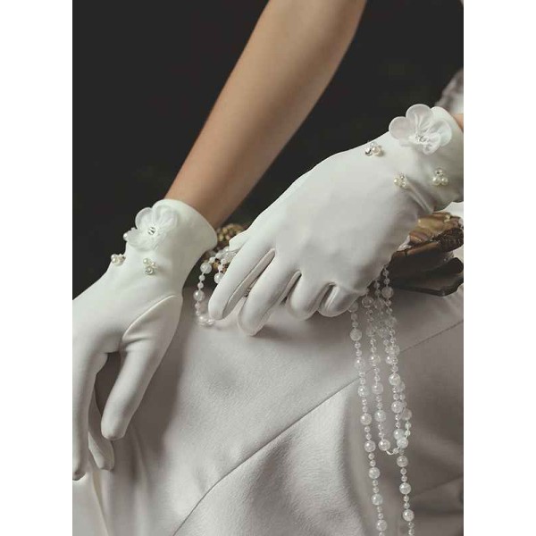 Gloves With Beading