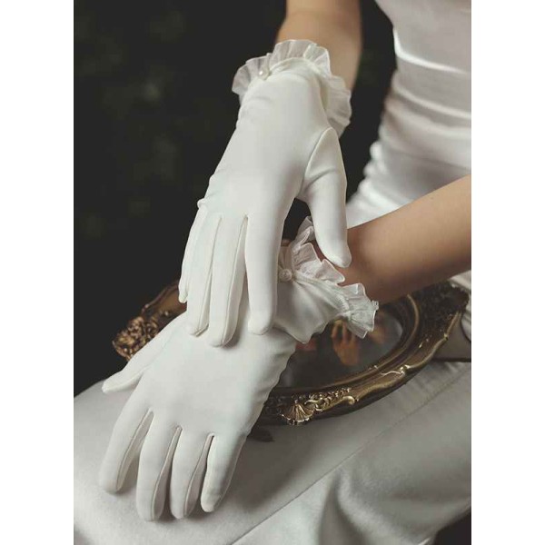 Gloves With Beading