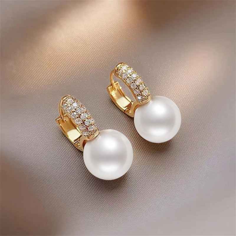 Ladies' Beautiful/Attractive Alloy With Round Pearl/Rhinestone Fashion jewelry