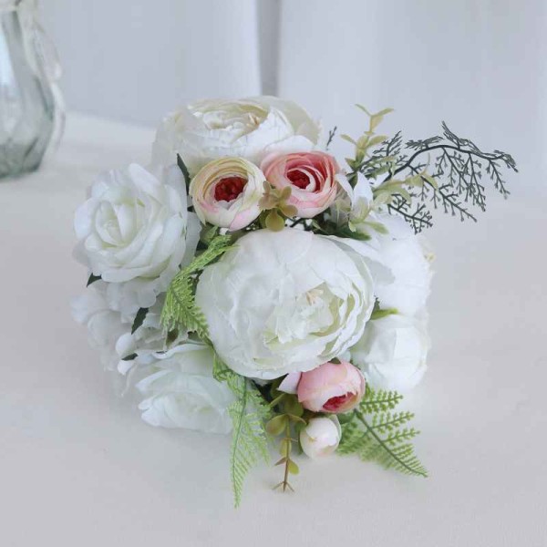 Round Silk Flower Junior Bridesmaid Bouquets -