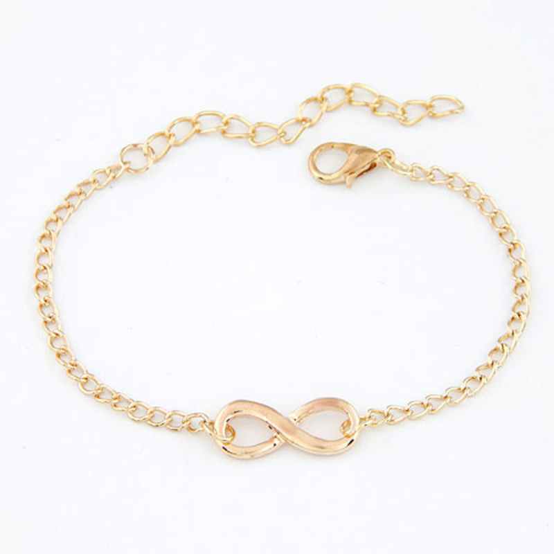 Ladies' Fashionable Alloy With Irregular Rhinestone Bracelets