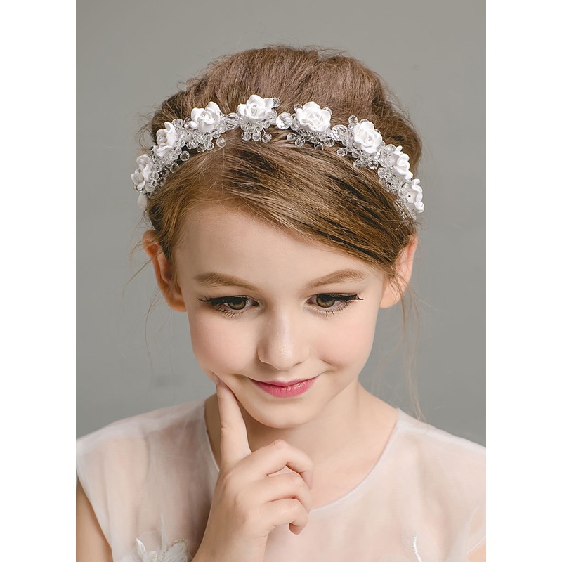 Flower Girl Alloy Headbands