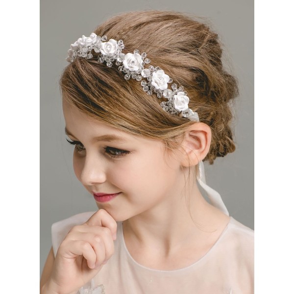 Flower Girl Alloy Headbands