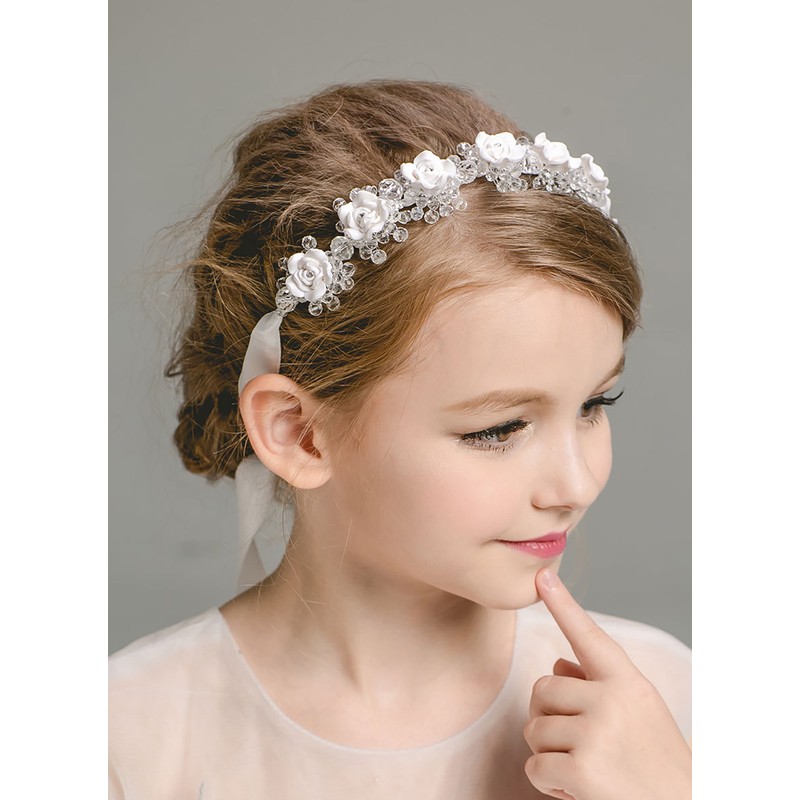 Flower Girl Alloy Headbands