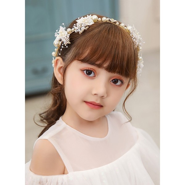 Flower Girl Alloy Headbands