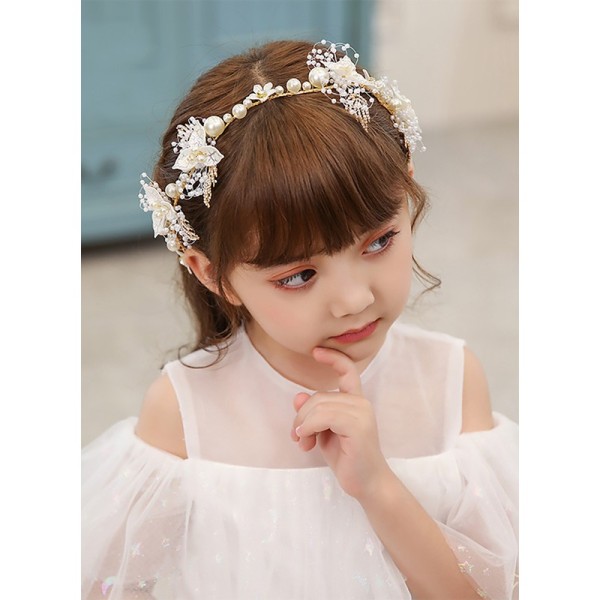 Flower Girl Alloy Headbands